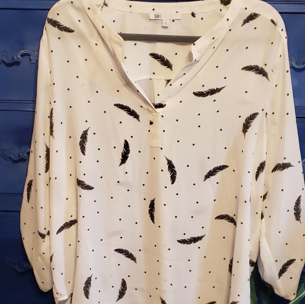Dr2 Feather and Dot Blouse